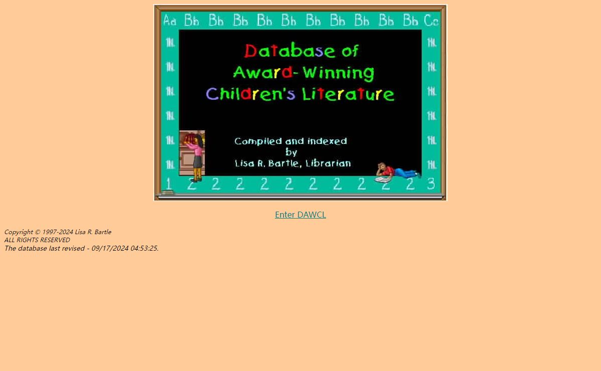 Database of Award-Winning Children's Literature