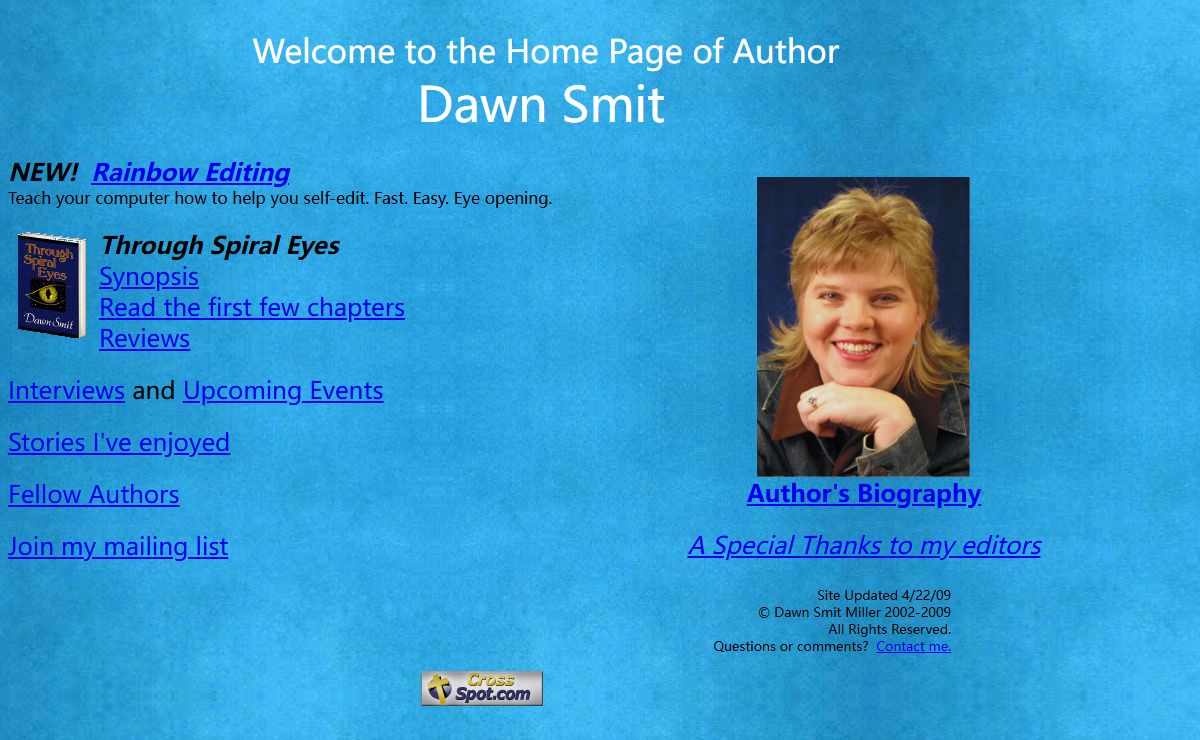 Home Page of Author Dawn Smit