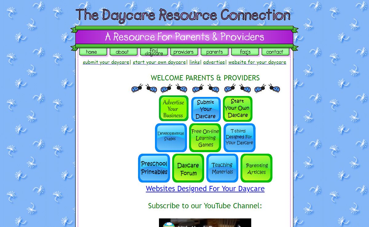 Day Care,Daycare,Childcare,State by State Daycare Listings