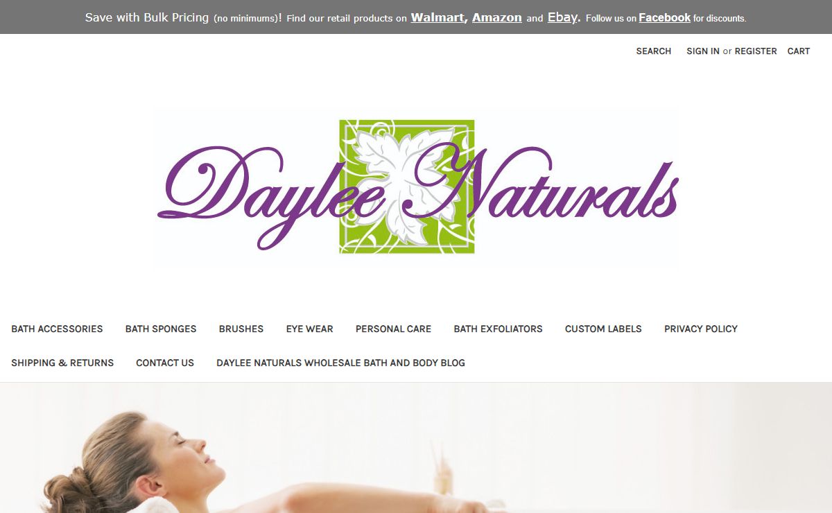 Daylee Naturals Wholesale Bath and Body Accessories