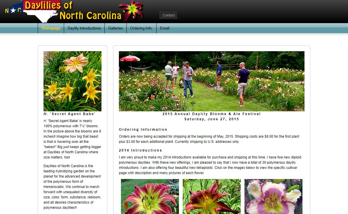 Daylilies of North Carolina