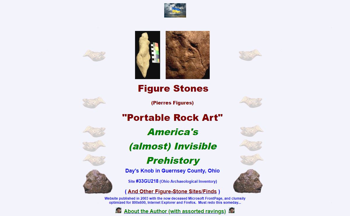 Portable Rock Art / Figure Stones - America's (almost) Invisible Prehistory