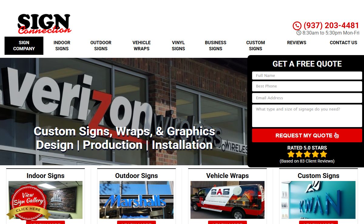 Dayton Sign Company | Custom Signs, Graphics, & Wraps Near Me