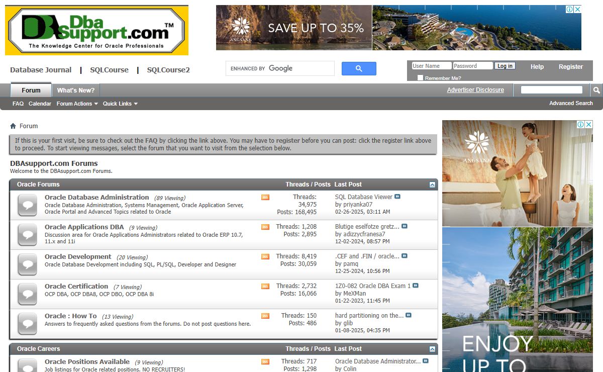 DBAsupport.com Forums