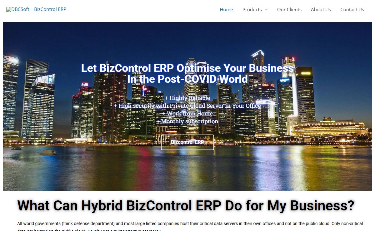 DBCSoft – BizControl ERP – BizControl ERP – Reliable software solution for B2B business