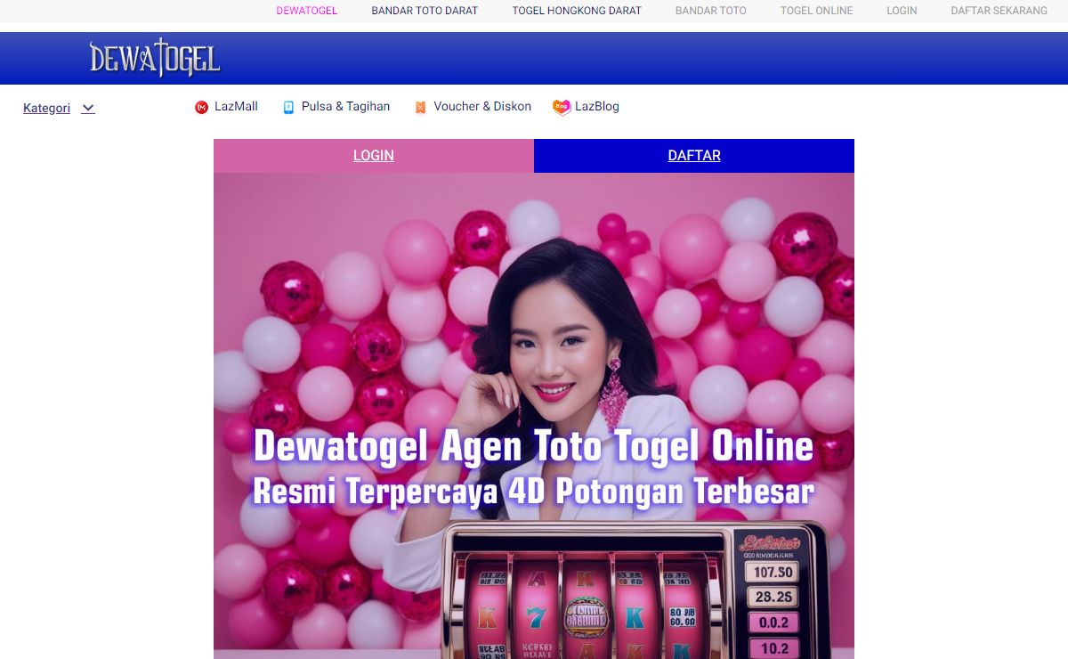 Dewatogel Agen Toto Togel Online Resmi Terpercaya 4D Potongan Terbesar