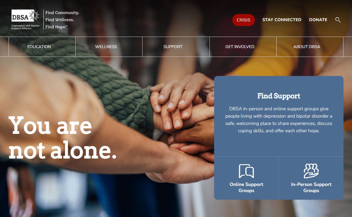 DBSA - Depression and Bipolar Support Alliance