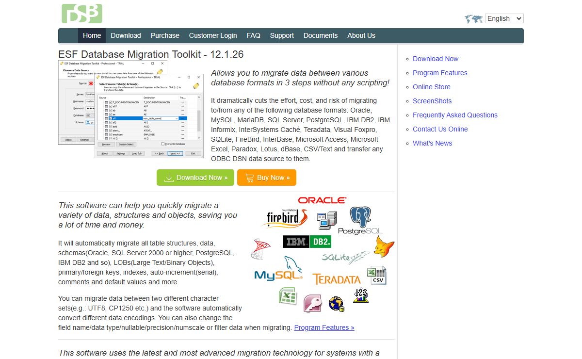 ESF Database Migration Toolkit
