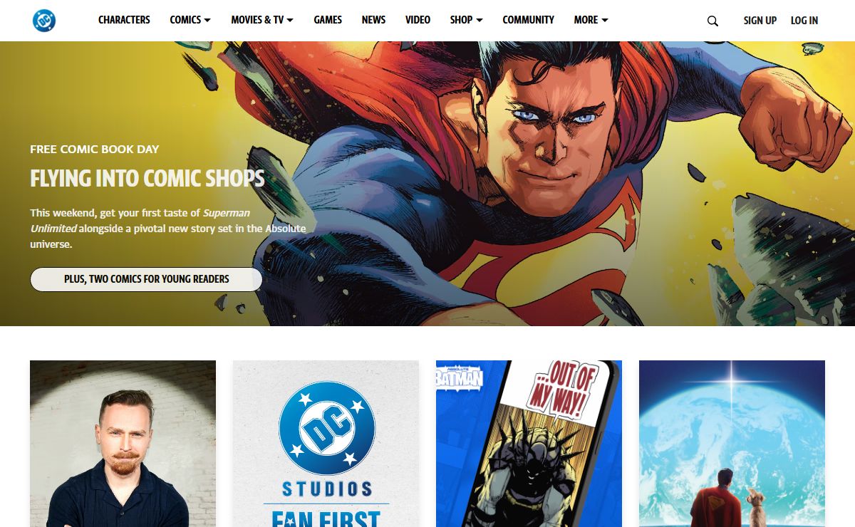 DC.com - The Official Home of DC