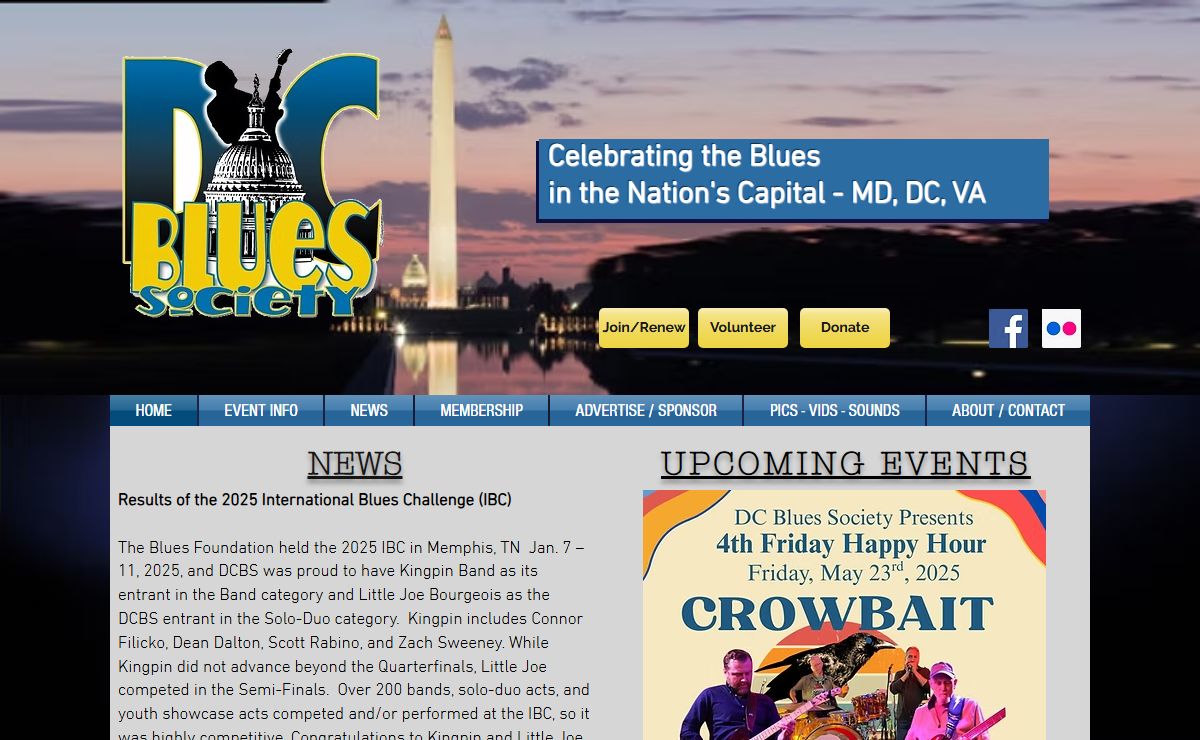 DC Blues Society | DC / MD / VA | Blues
