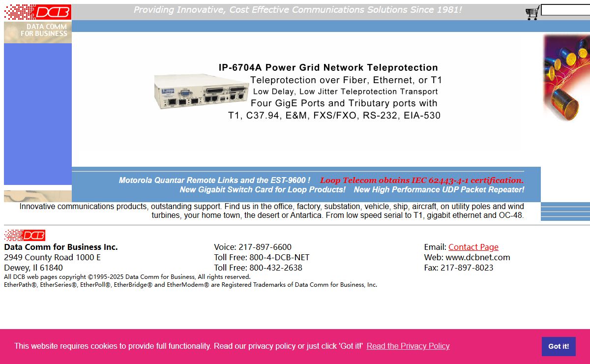 Encryption, Multiplexer, IAD, Remote Access, Ethernet, Voice & Data, RS-232, LAN & WAN Connection Products