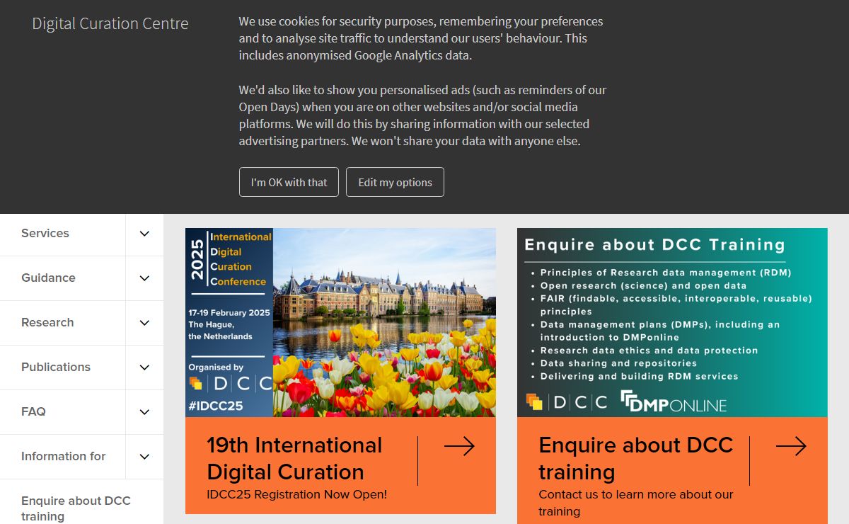 DCC | Because good research needs good data