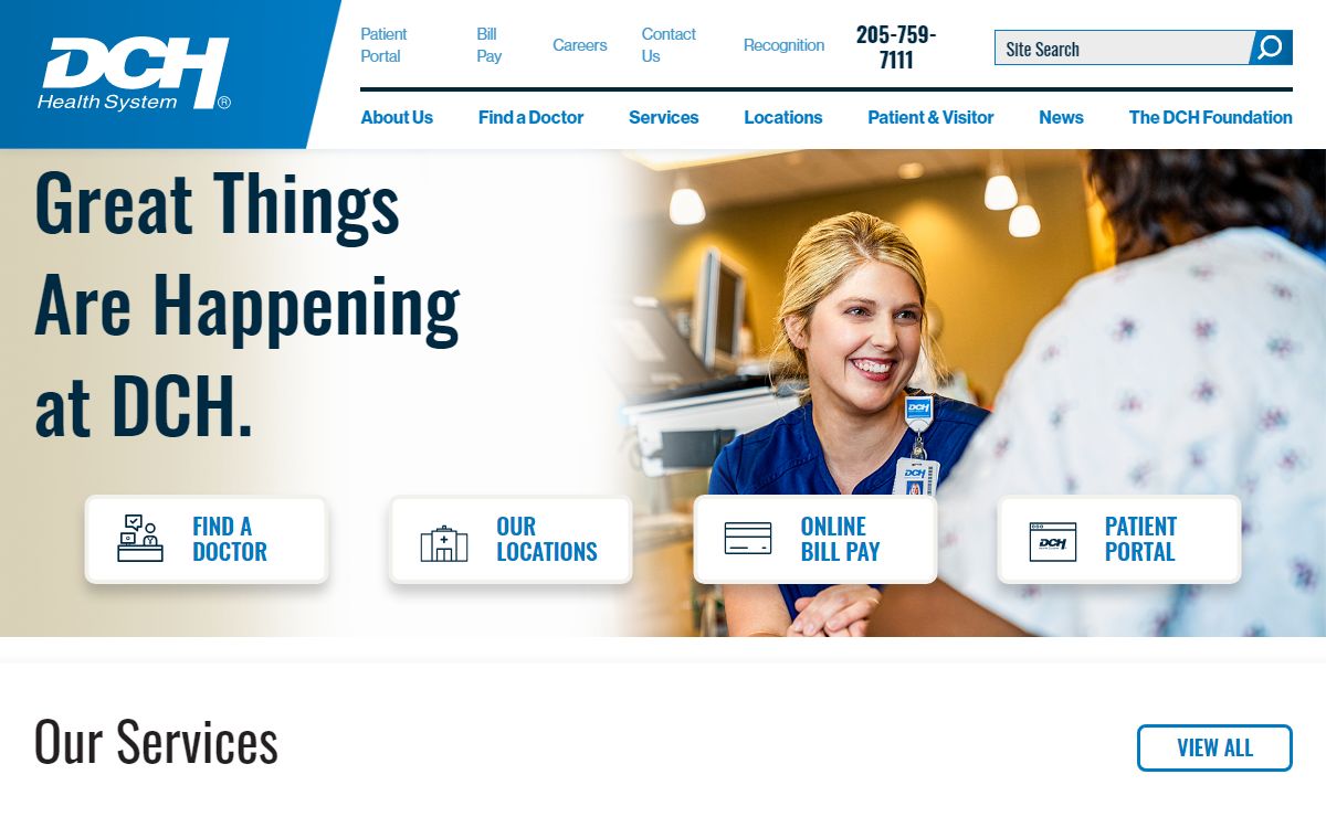 DCH Health System | Health System in Tuscaloosa County