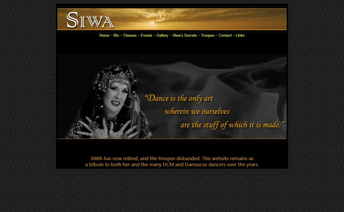 Siwa ~ Mistress of the Dance