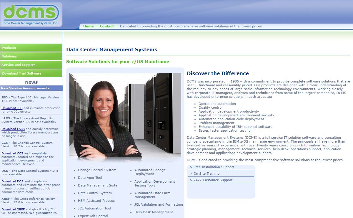 DCMS - Providing Software Solutions for IT Since 1986