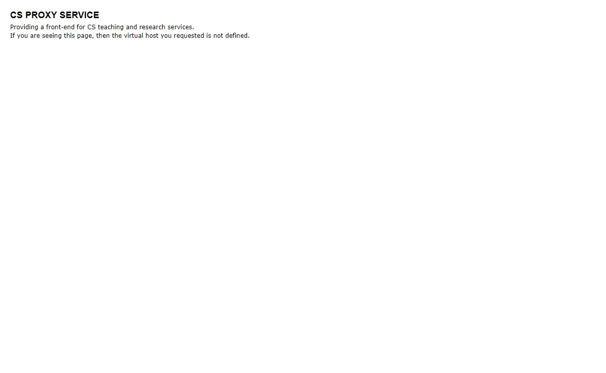 CS Proxy Service