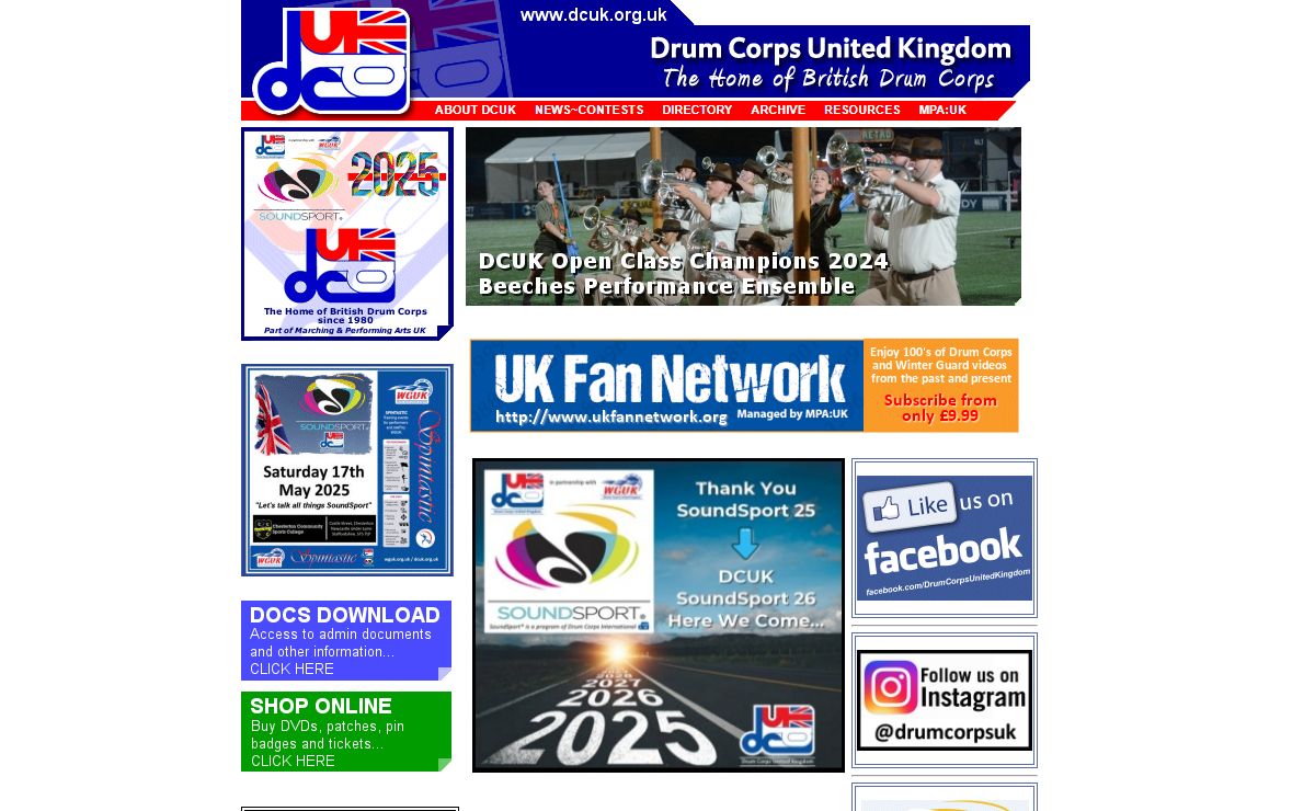 : : Drum Corps United Kingdom | The home of British Drum Corps since 1980 : :