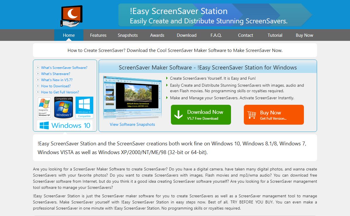 Create ScreenSaver Software, ScreenSaver Maker Software Free Download to Make SCR File...