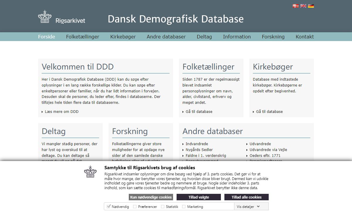 Dansk Demografisk Database