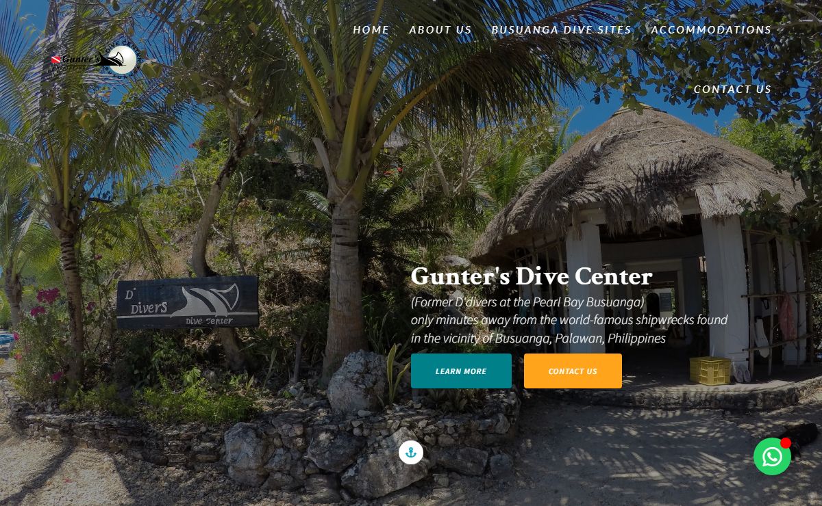 Gunter's Dive Center – Offering Dive Services since 1989, Palawan, Philippines