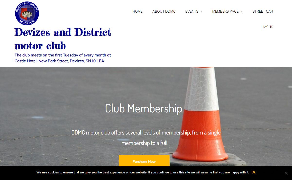 Devizes and District motor club – The club meets on the first Tuesday of every month at Castle Hotel, New Park Street, Devizes, SN10 1EA