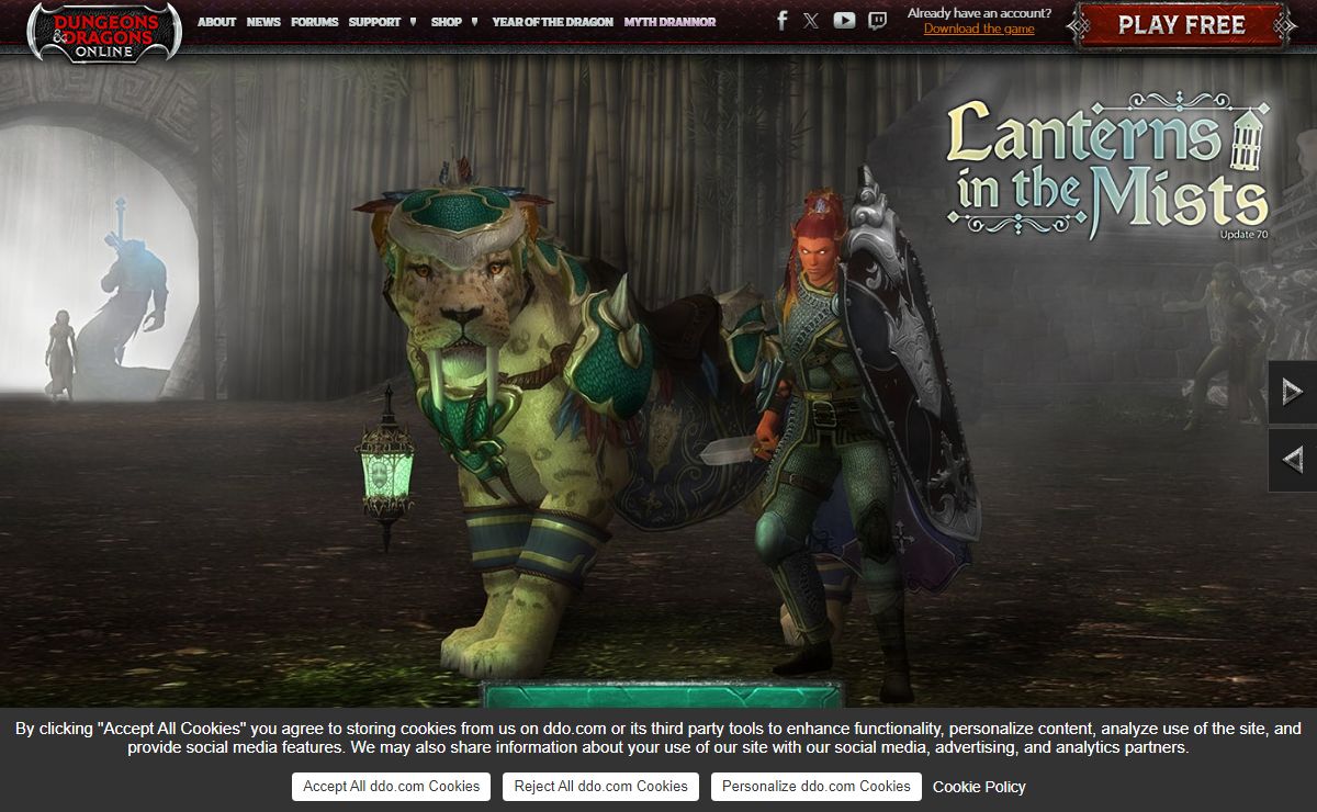 Home | Dungeons & Dragons Online