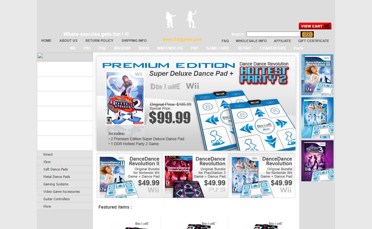 Dance Dance Revolution for Wii, PS2, PS3, Xbox 360, & PC