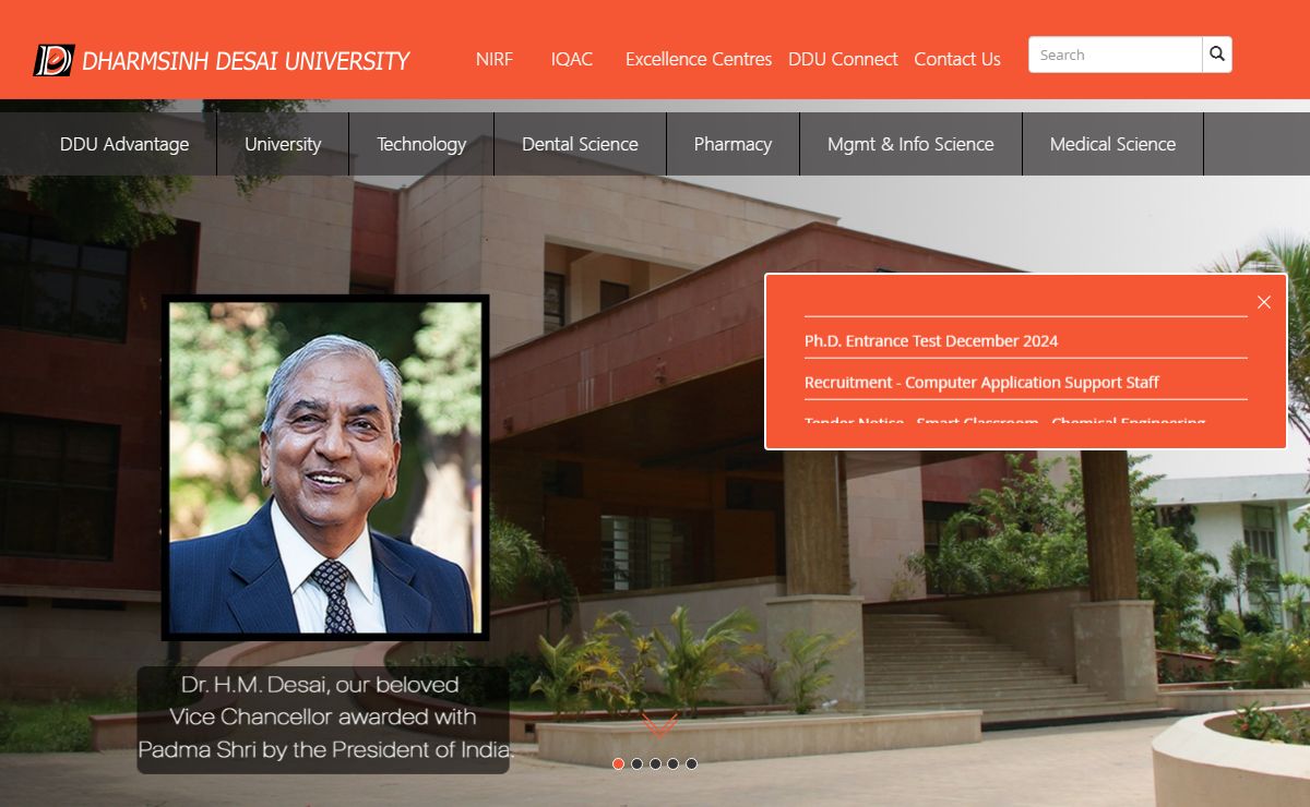 DHARMSINH DESAI UNIVERSITY