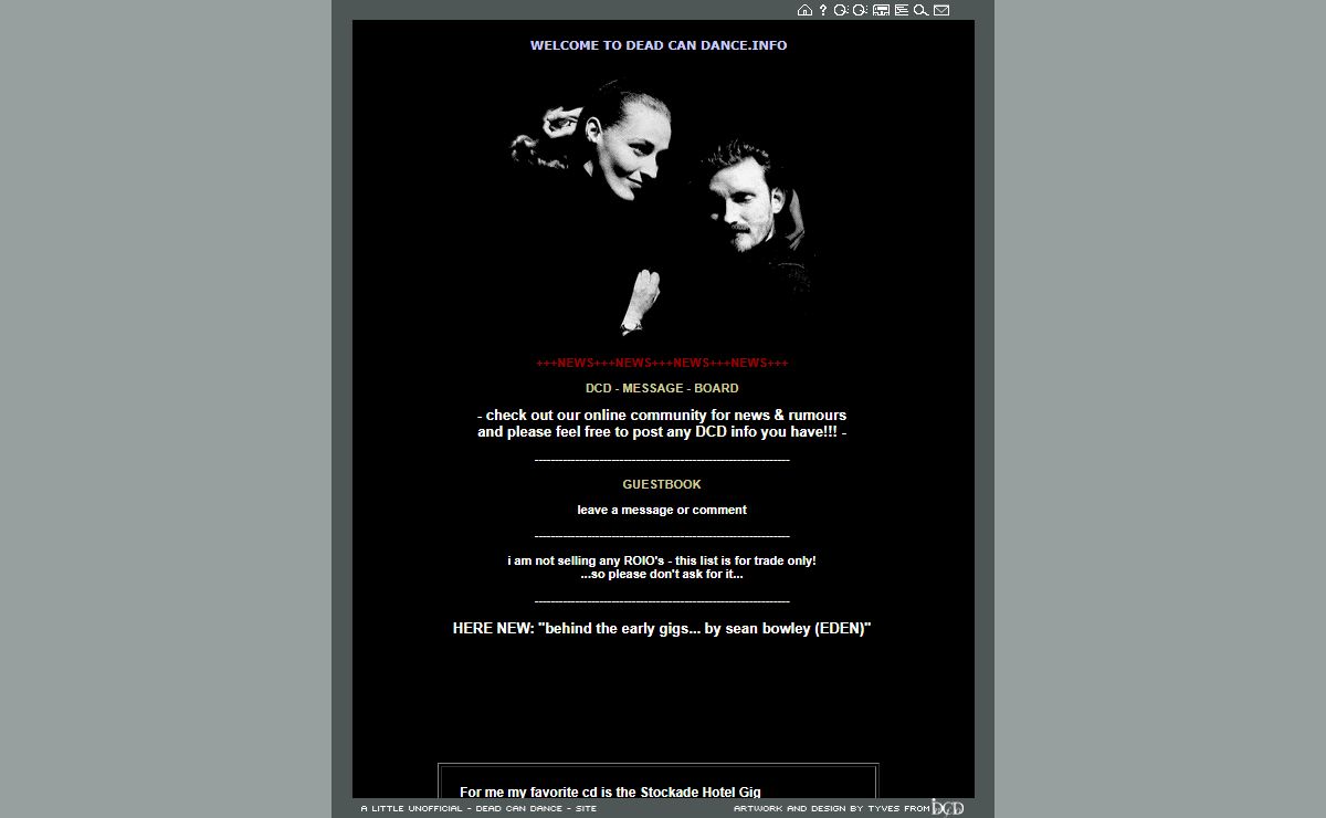 a little dead can dance site