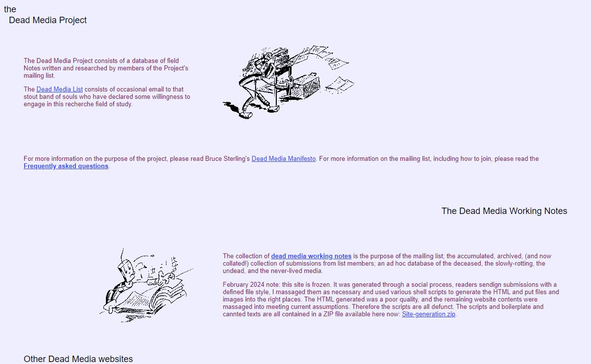 The Dead Media Project