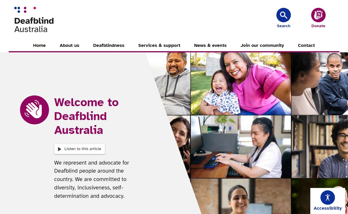 Welcome to Deafblind Australia – Deafblind Australia