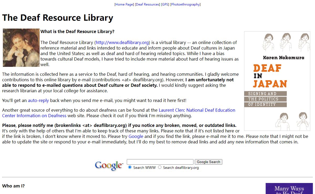 The Deaf Resource Library