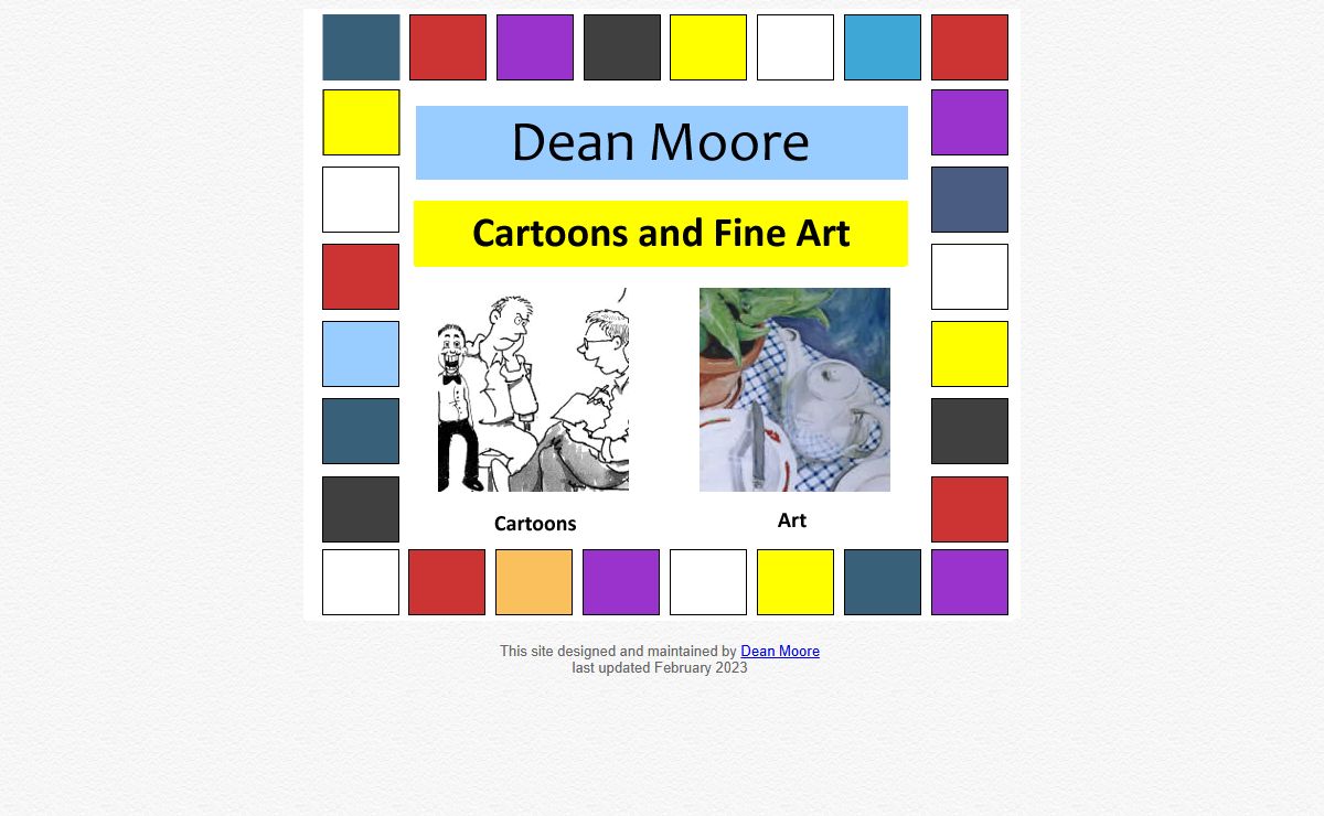 Dean Moore Cartoons and Fine Art