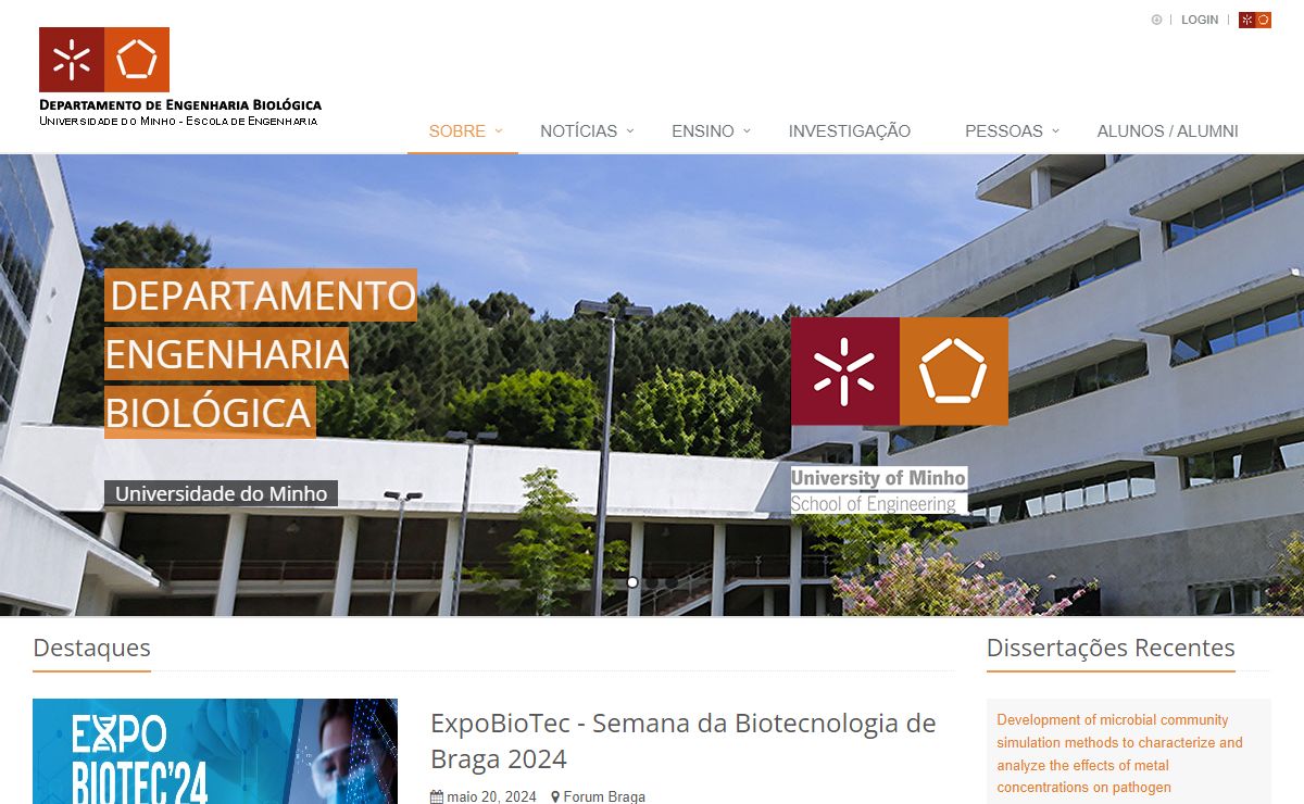 DEB - Departamento de Engenharia Biológica - UMinho