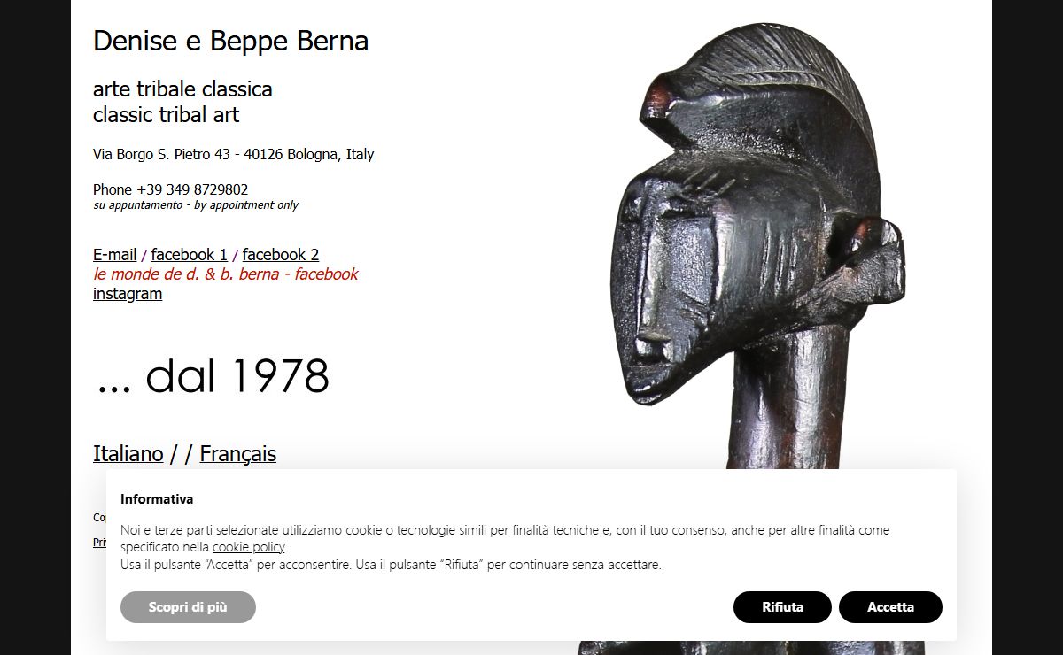Arte Africana - Denise e Beppe Berna