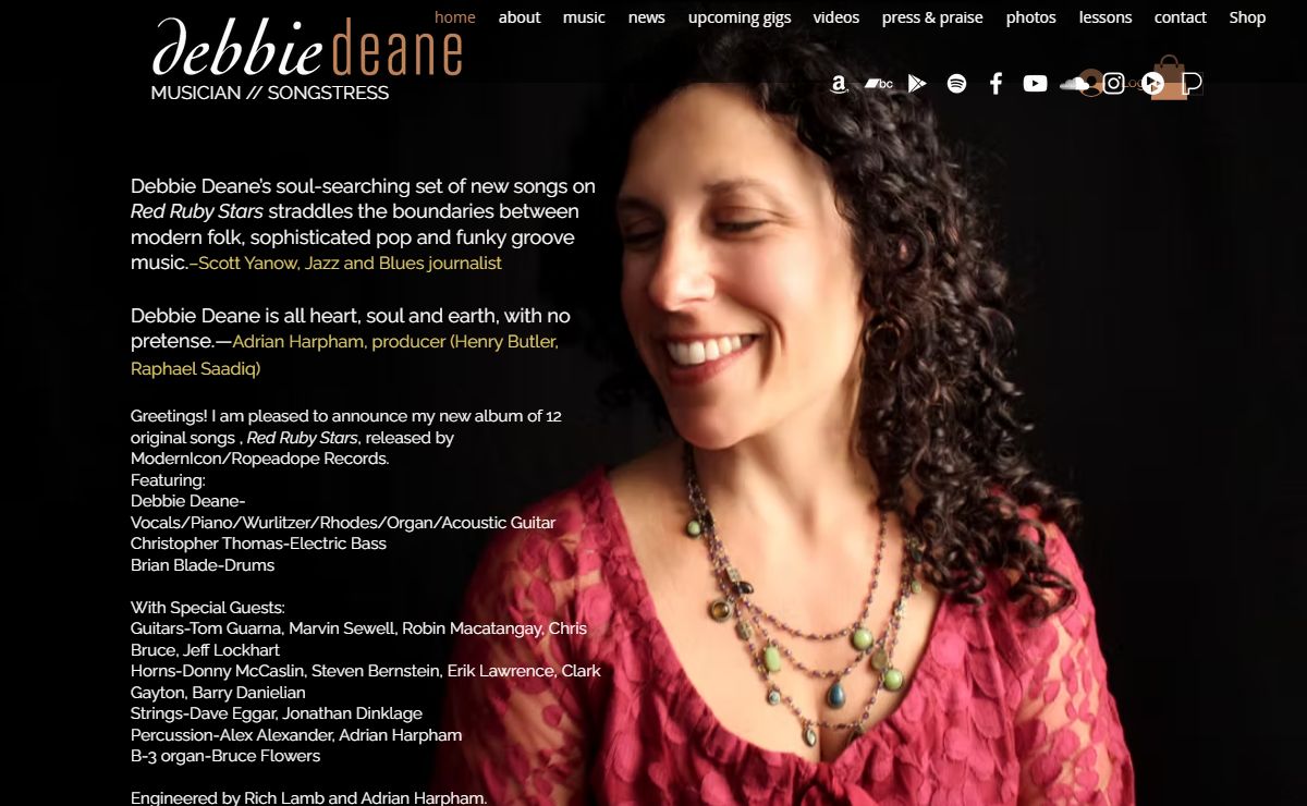 Modern Female Jazz Singer | Brooklyn Musician | Debbie Deane