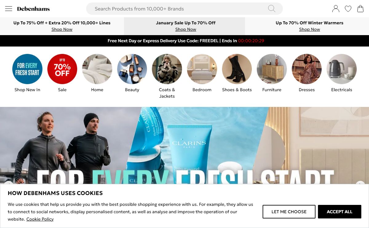 Fashion, Home & Beauty | Debenhams