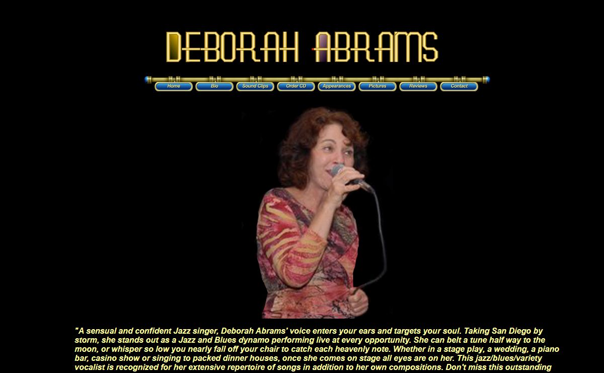 Deborah Abrams - San Diego Jazz and Blues Vocalist