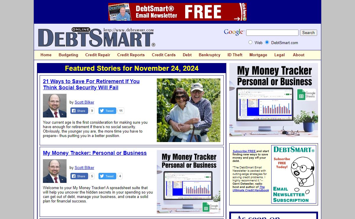 DebtSmart.com - Credit card and debt consumer advice