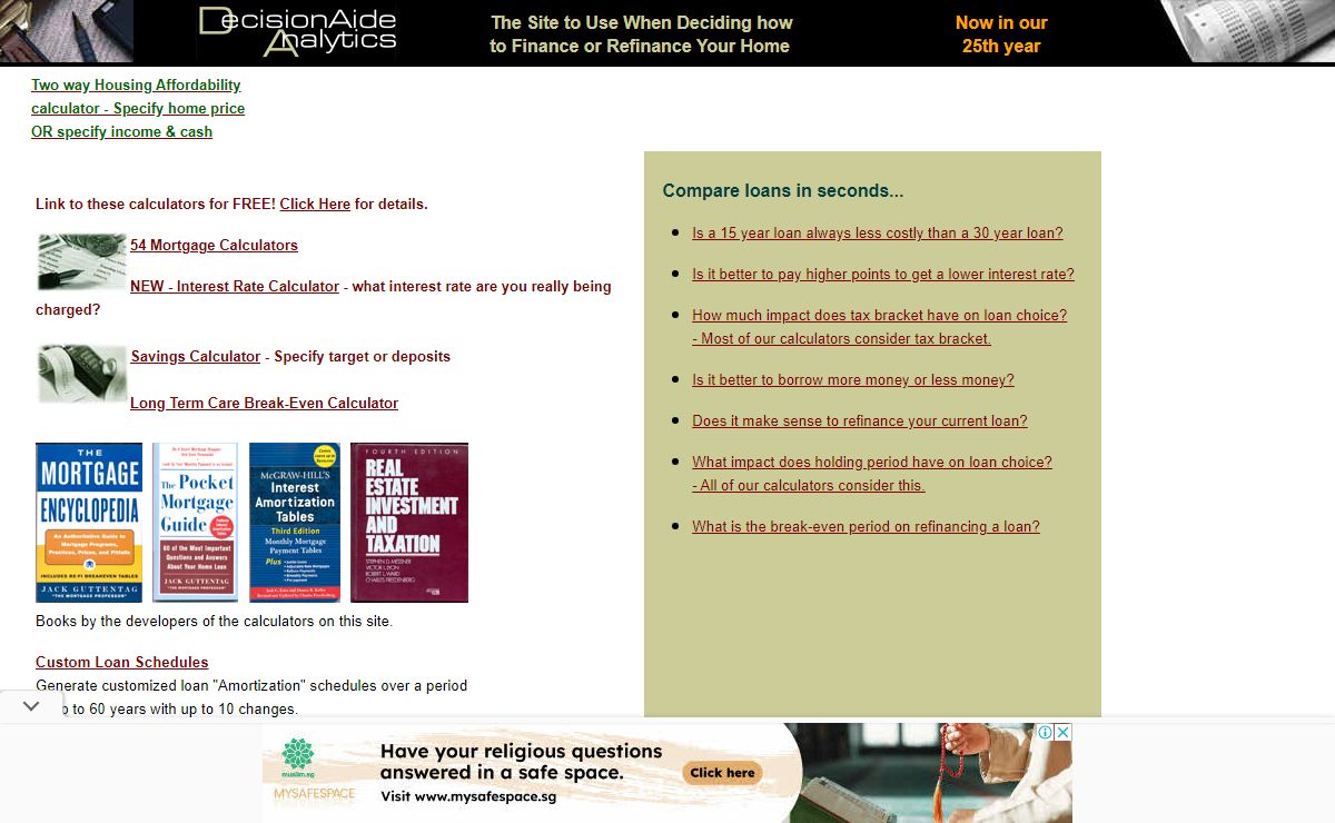 Compare Loans|Loan Calculators