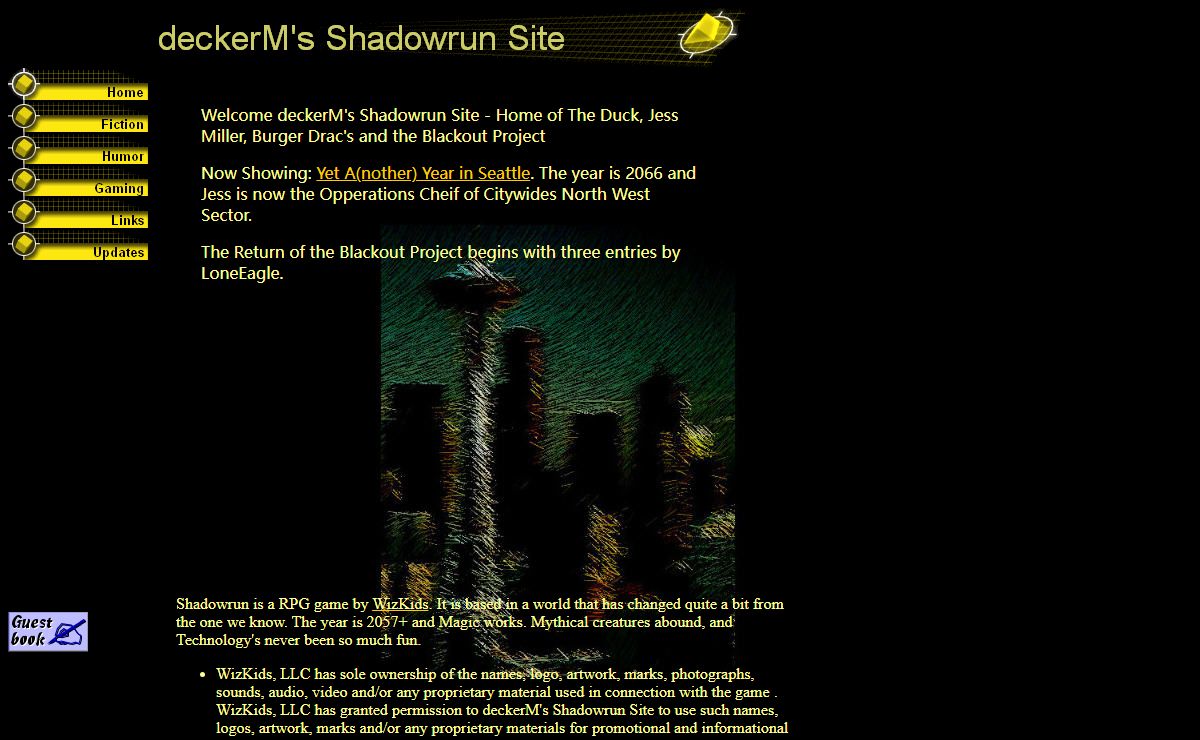 deckerM's Shadowrun Site