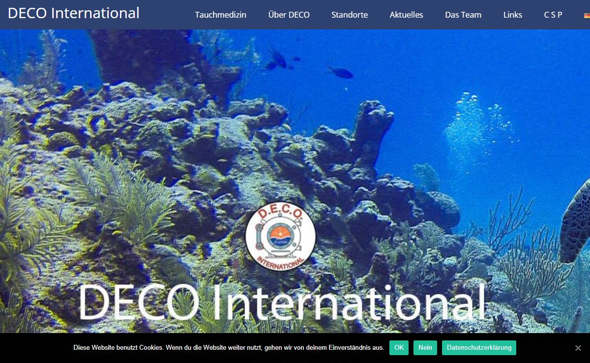 DECO International – DIVING EMERGENCY CENTER ORGANIZATION