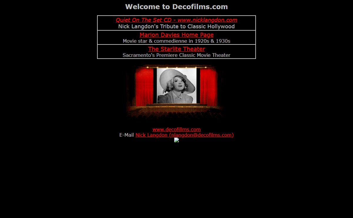 Decofilms Web Site
