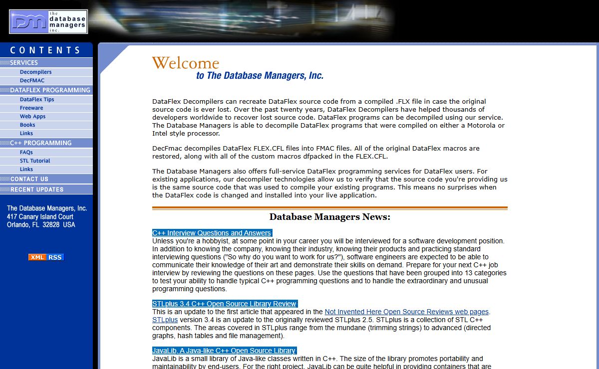 Database Managers