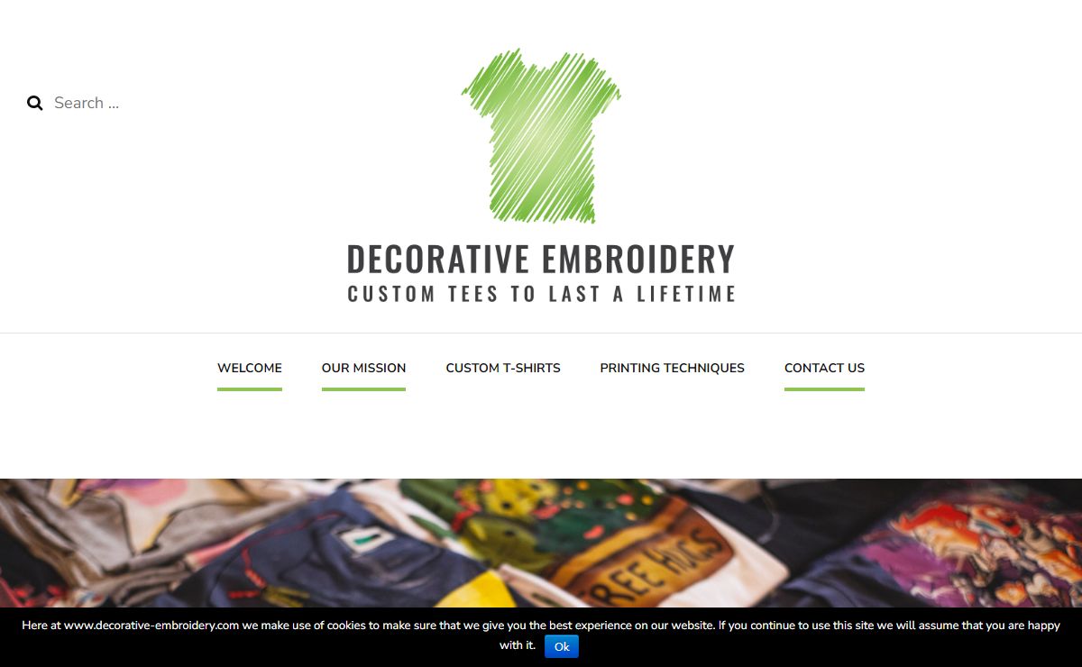 Custom T-Shirts Gifts, Decorative Embroidery - Printed T-Shirts