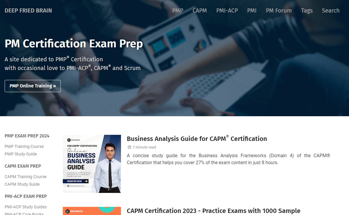 PM Certification Exam Prep - PMP, PMI-ACP, CAPM Exam Prep