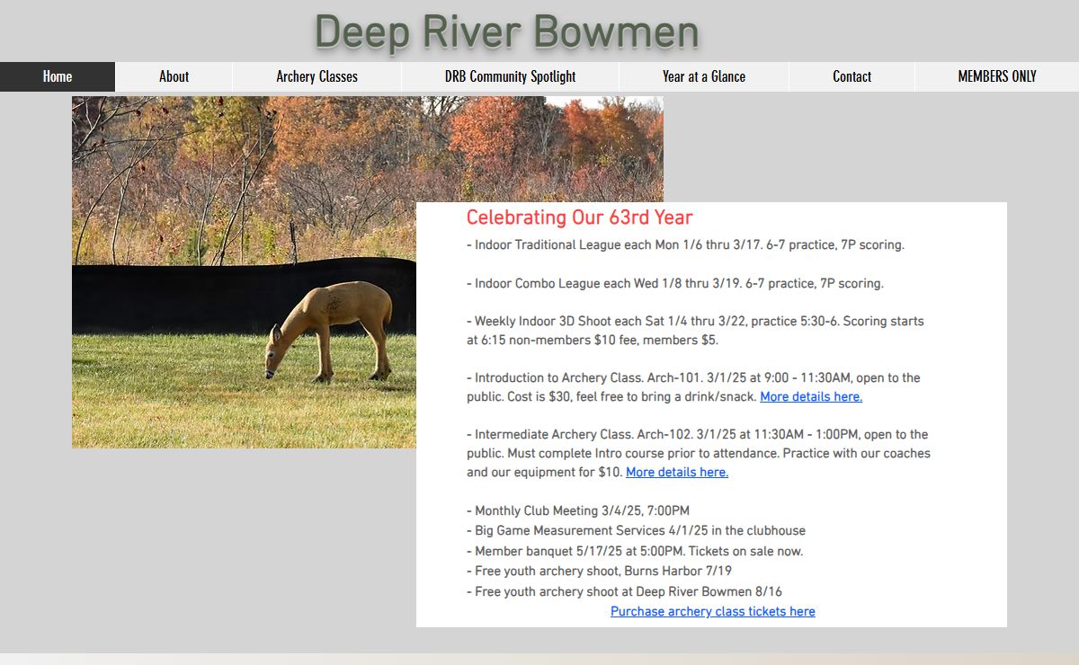 Archery | Deep River Bowmen | United States