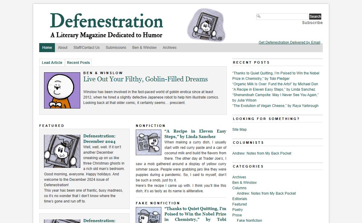 Defenestration »