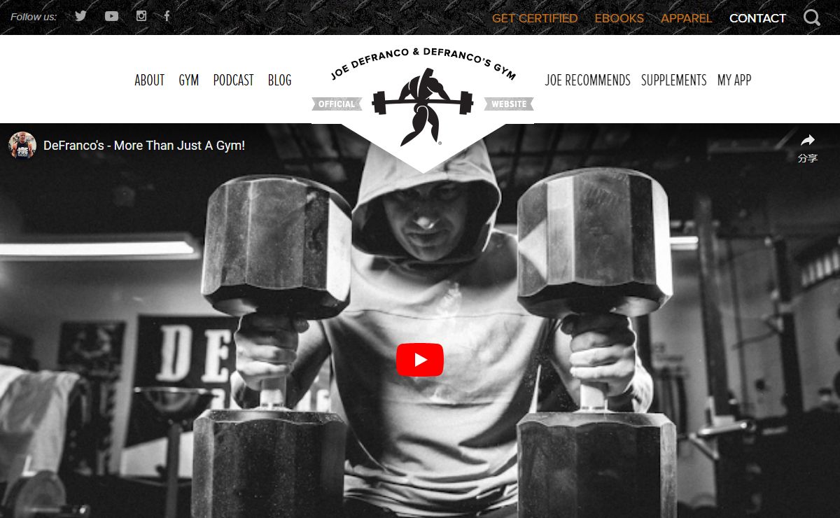 Official Website of Joe DeFranco & DeFranco’s Gym!