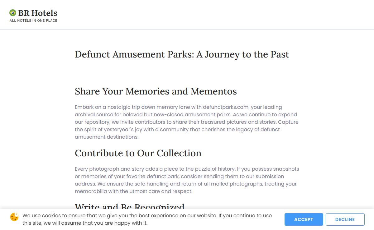 Defunct Amusement Parks Home Page